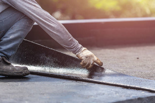 Professional Exterior Waterproofing technician working in Bridgeport, NY